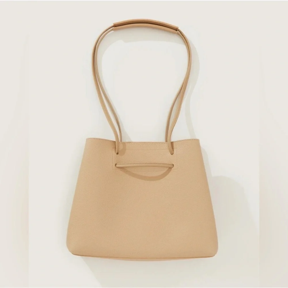 8 Other Reasons Tan Vegan Leather Slouchy‎ Bucket Bag